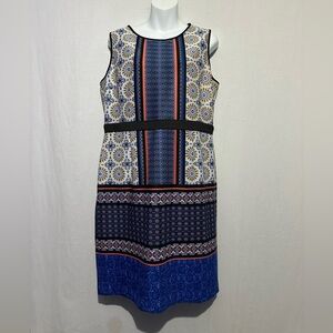 Cato Sleeveless Geometric Print Dress – Size 16